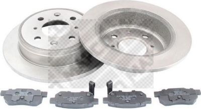 MAPCO 47537 комплект тормозов, дисковый тормозной механизм на HONDA ACCORD III (CA)