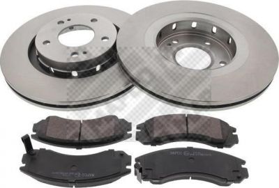 MAPCO 47538 комплект тормозов, дисковый тормозной механизм на MITSUBISHI LANCER SPORTBACK (CX_A)