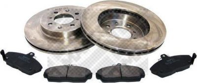 MAPCO 47601 комплект тормозов, дисковый тормозной механизм на HONDA CIVIC VI Fastback (MA, MB)