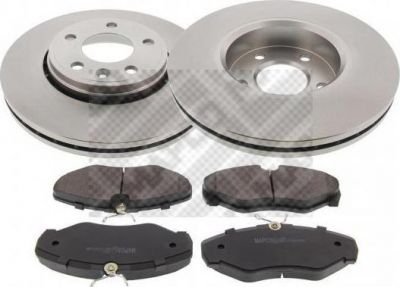 MAPCO 47762 комплект тормозов, дисковый тормозной механизм на OPEL VIVARO фургон (F7)