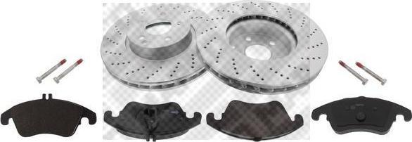 MAPCO 47790HPS комплект тормозов, дисковый тормозной механизм на MERCEDES-BENZ E-CLASS (W212)