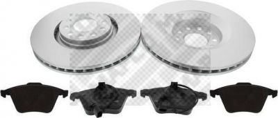 MAPCO 47825HPS комплект тормозов, дисковый тормозной механизм на AUDI A6 Avant (4B5, C5)