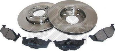 MAPCO 47867 комплект тормозов, дисковый тормозной механизм на VW LUPO (6X1, 6E1)