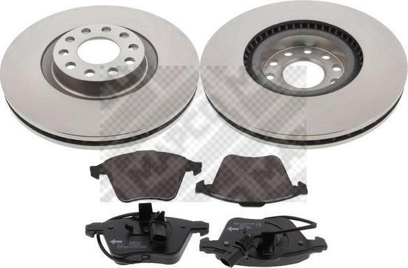 MAPCO 47905 комплект тормозов, дисковый тормозной механизм на AUDI A6 Avant (4B5, C5)