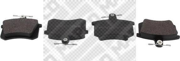 MAPCO 6314 комплект тормозных колодок, дисковый тормоз на AUDI 100 (4A, C4)