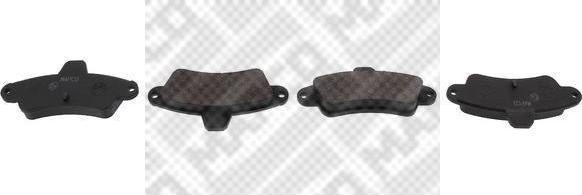 MAPCO 6370 комплект тормозных колодок, дисковый тормоз на FORD MONDEO I (GBP)