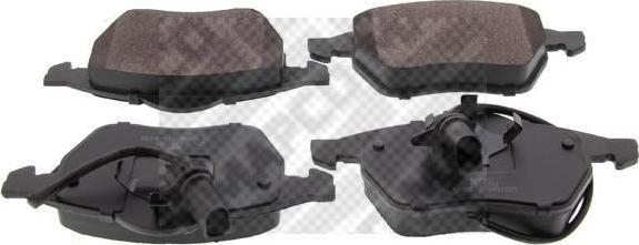 MAPCO 6491/1 комплект тормозных колодок, дисковый тормоз на VW SHARAN (7M8, 7M9, 7M6)