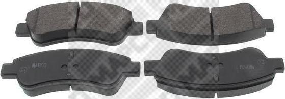 MAPCO 6537 Колодки тормозные дисковые передние Peugeot 307 (425259)