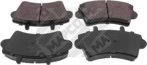 MAPCO 6559 комплект тормозных колодок, дисковый тормоз на OPEL MOVANO Combi (J9)