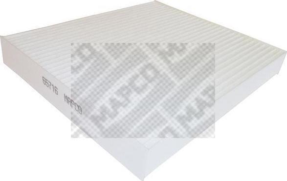MAPCO 65716 фильтр, воздух во внутренном пространстве на OPEL MERIVA