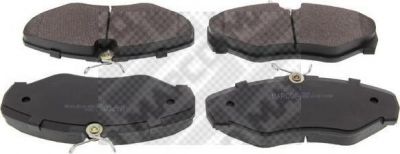 MAPCO 6576 комплект тормозных колодок, дисковый тормоз на OPEL VIVARO фургон (F7)
