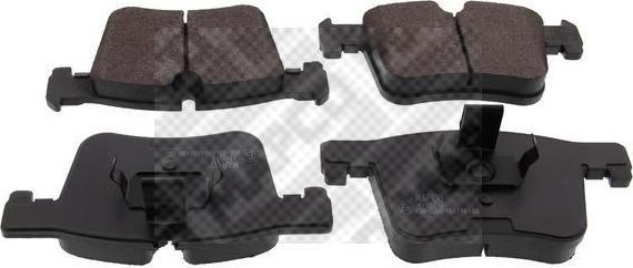 MAPCO 6625 комплект тормозных колодок, дисковый тормоз на X3 (F25)