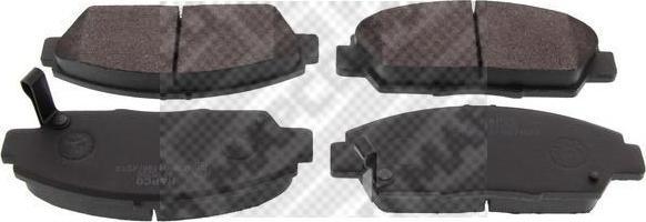 MAPCO 6652 комплект тормозных колодок, дисковый тормоз на ROVER 600 (RH)