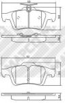 MAPCO 6698 Колодки тормозные задние комплект Ford Focus II , III / Mazda 3/ VOLVO S40 II . (1 233 679)