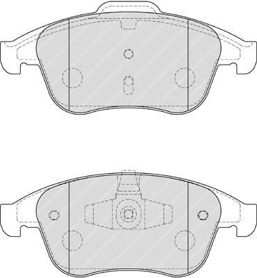 MAPCO 6708 Колодки тормозные дисковые передние X5(E53) (34116761252)