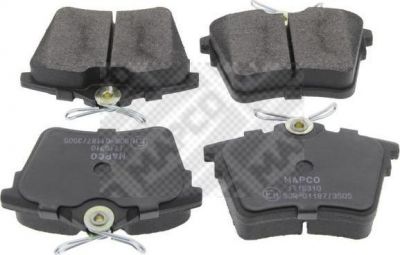 MAPCO 6756 комплект тормозных колодок, дисковый тормоз на PEUGEOT 407 SW (6E_)