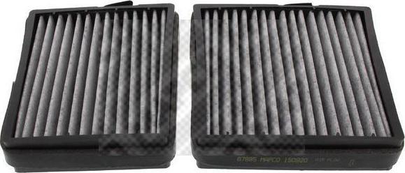 MAPCO 67885 фильтр, воздух во внутренном пространстве на MERCEDES-BENZ C-CLASS купе (CL203)