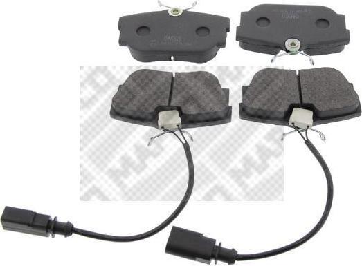 MAPCO 6790 комплект тормозных колодок, дисковый тормоз на VW SHARAN (7M8, 7M9, 7M6)