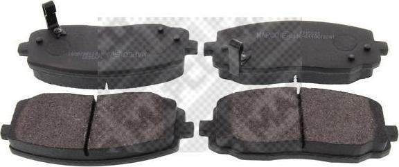 MAPCO 6815 комплект тормозных колодок, дисковый тормоз на HYUNDAI i10 (PA)