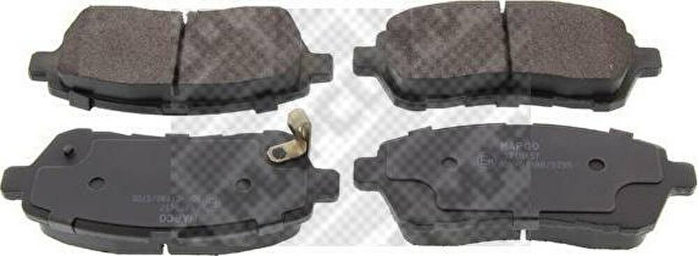 MAPCO 6881 комплект тормозных колодок, дисковый тормоз на MAZDA 2 (DE)