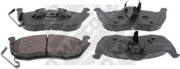 MAPCO 6939 комплект тормозных колодок, дисковый тормоз на JEEP GRAND CHEROKEE III (WH, WK)