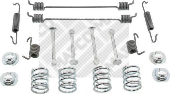 MAPCO 9114 комплектующие, тормозная колодка на NISSAN KUBISTAR (X76)