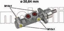 METELLI 05-0289 Главный тормозной цилиндр