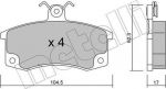 METELLI 22-0062-0 комплект тормозных колодок, дисковый тормоз на LADA KALINA седан (1118)