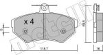 METELLI 22-0215-1 комплект тормозных колодок, дисковый тормоз на VW POLO Variant (6KV5)