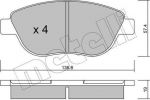 METELLI 22-0322-1 Комплект тормозных колодок, диско