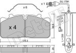 METELLI 22-0582-2K комплект тормозных колодок, дисковый тормоз на DAF LF 45