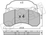 METELLI 22-0588-0 комплект тормозных колодок, дисковый тормоз на NISSAN ECO-T
