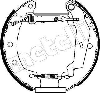 METELLI 51-0061 комплект тормозных колодок на RENAULT MEGANE I (BA0/1_)
