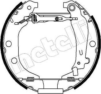 METELLI 51-0077 комплект тормозных колодок на PEUGEOT 406 Break (8E/F)