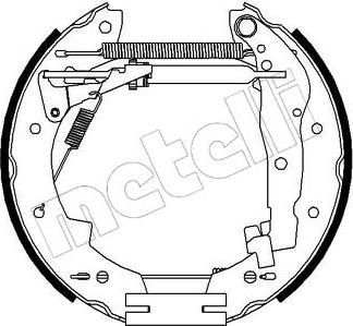 METELLI 51-0150 комплект тормозных колодок на 3 (E30)