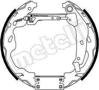 METELLI 51-0182 комплект тормозных колодок на TOYOTA PLATZ (NCP1_)