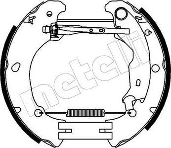 METELLI 51-0217 комплект тормозных колодок на FIAT MAREA (185)