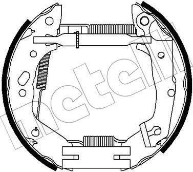 METELLI 51-0314 комплект тормозных колодок на HYUNDAI S COUPE (SLC)