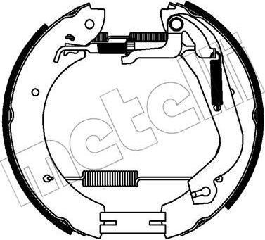 METELLI 51-0358 комплект тормозных колодок на SSANGYONG REXTON (GAB_)