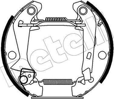 METELLI 51-0374 комплект тормозных колодок на PEUGEOT 104