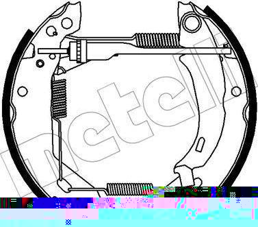 METELLI 51-0395 комплект тормозных колодок на PEUGEOT 306 (7B, N3, N5)