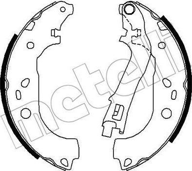 METELLI 53-0088 комплект тормозных колодок на FIAT DOBLO Cargo (223)