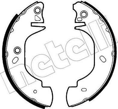 METELLI 53-0126 комплект тормозных колодок на FORD TRANSIT c бортовой платформой/ходовая часть (E_ _)