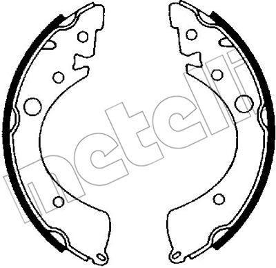 METELLI 53-0151 комплект тормозных колодок на HONDA CIVIC I Shuttle (AN, AR)