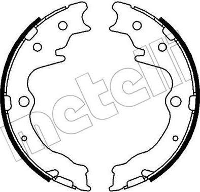 METELLI 53-0228 комплект тормозных колодок, стояночная тормозная с на MAZDA MPV II (LW)