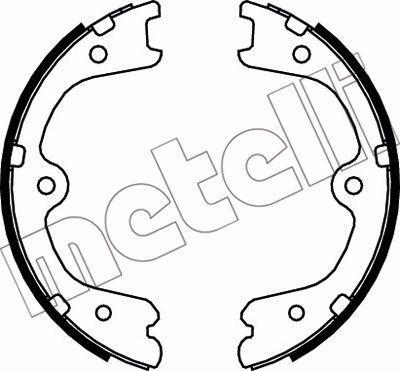 METELLI 53-0297K комплект тормозных колодок, стояночная тормозная с на INFINITI FX