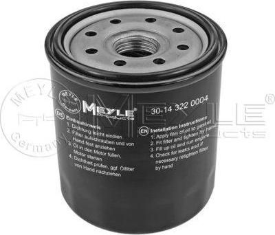 Meyle 30-14 322 0004 масляный фильтр на FORD FIESTA фургон (FVD)