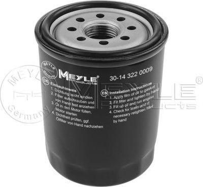 Meyle 30-14 322 0009 масляный фильтр на TOYOTA AVENSIS (T25_)
