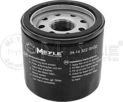 Meyle 34-14 322 0002 масляный фильтр на SUBARU IMPREZA седан (GC)