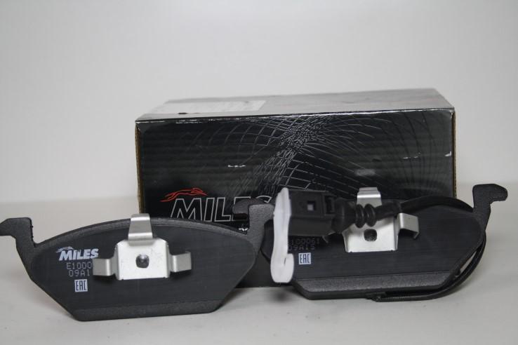 MILES E100061 Колодки тормозные AUDI A3 >03/VW G4/G5/SKODA OCTAVIA 1.4/1.6/1.9D передние